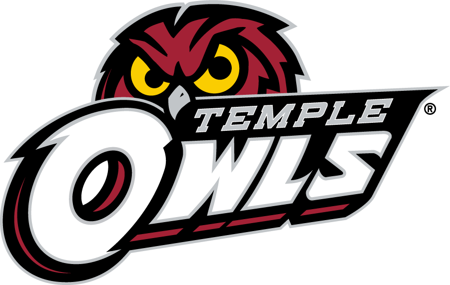 Temple Owls 2017-2020 Alternate Logo diy DTF decal sticker